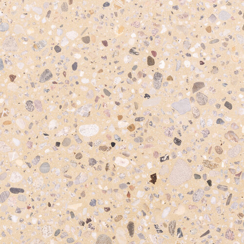 Recyclingterrazzo (Rheinkiesel)